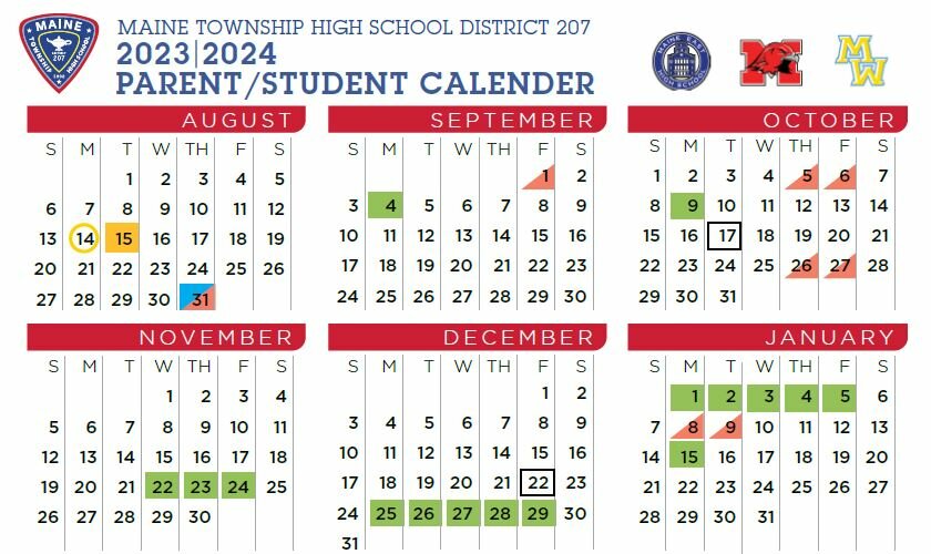 Maine East High School School Calendar for 202324 Approved