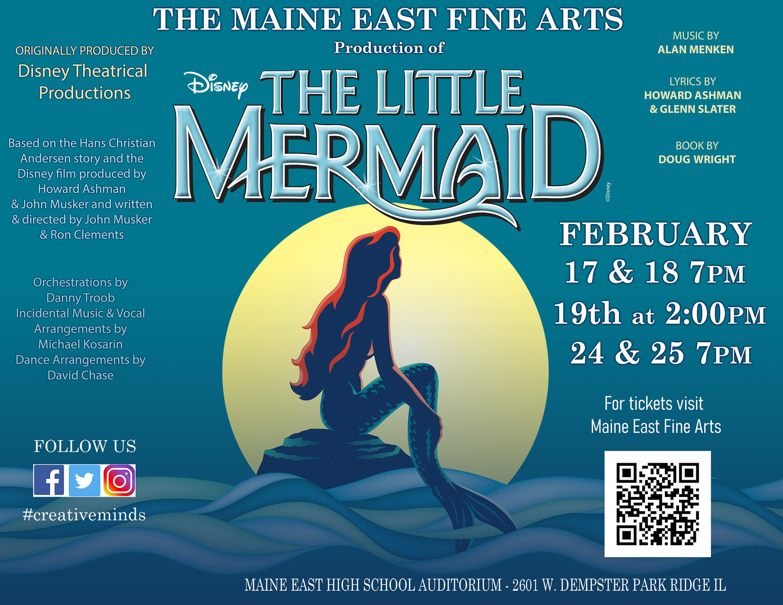 Maine East High School Spring Musical The Little Mermaid