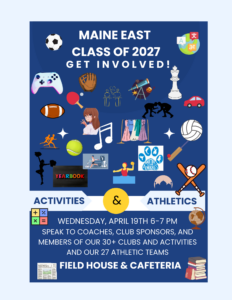 Incoming Freshmen Activities & Athletics flyer 1 24 23
