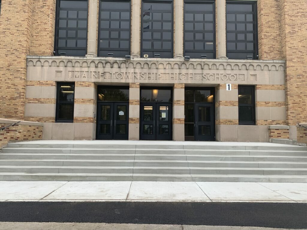 Maine East High School Main Entrance Is Now Open