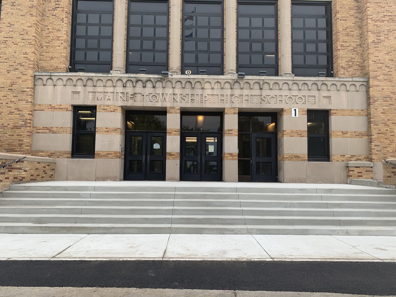 Maine East High School Main Entrance Is Now Open