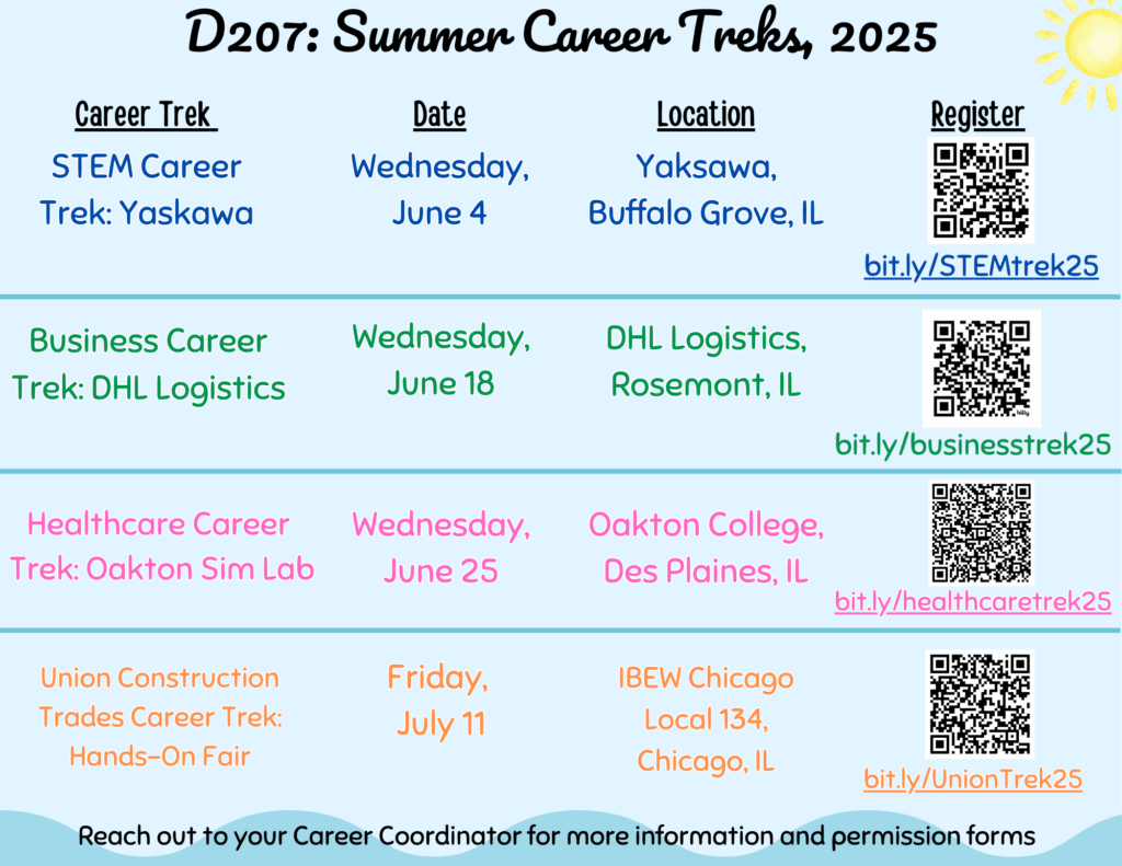 D207 Summer Career Treks 2025 (1)